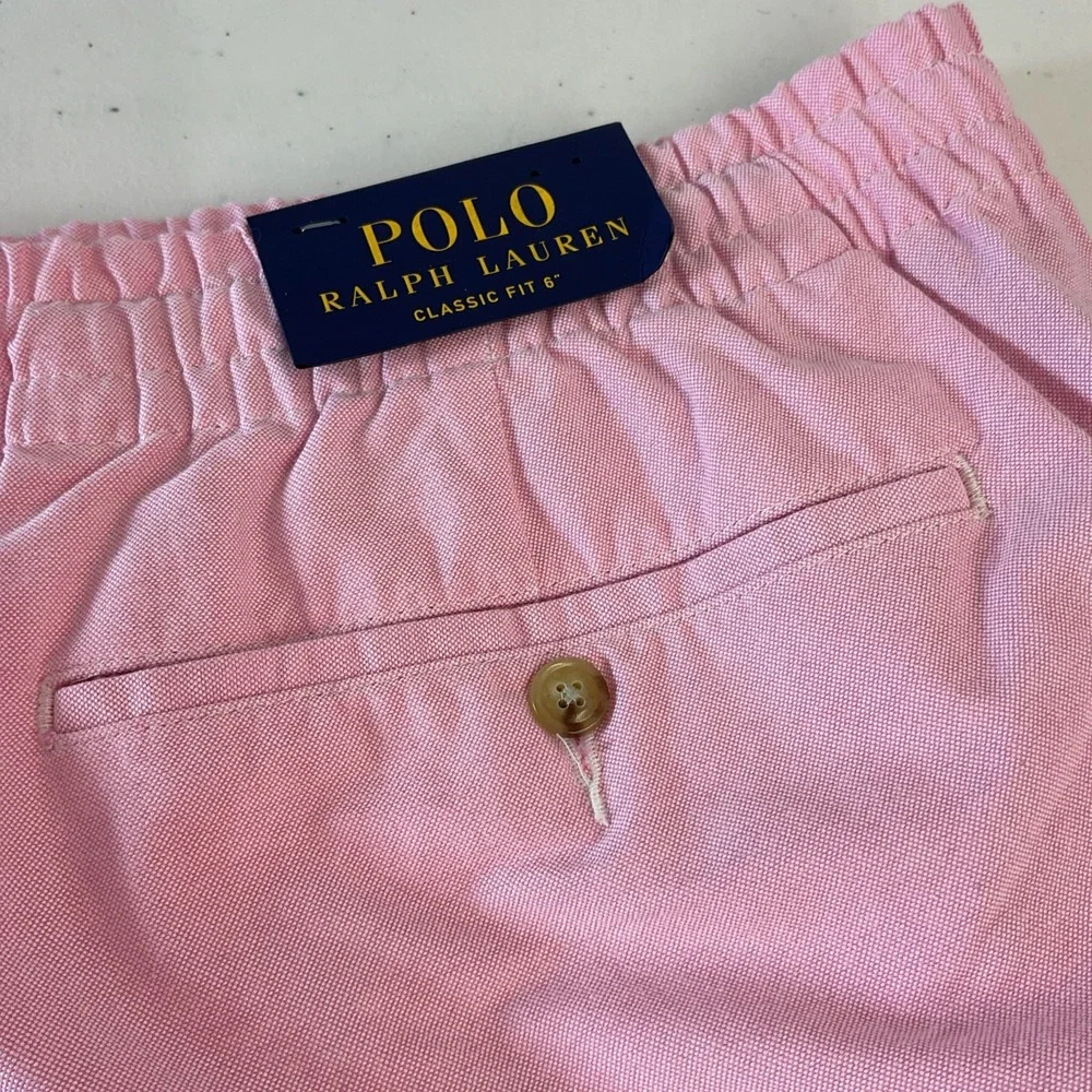 New Polo Ralph Lauren Men's 6-Inch Classic Polo Prepster Shorts Stretch Pink XXL